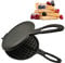 ZCGX Waffle Maker, Professional Cast Iron Waffle Grill Pan, Sandwich Toaster, Cake Making