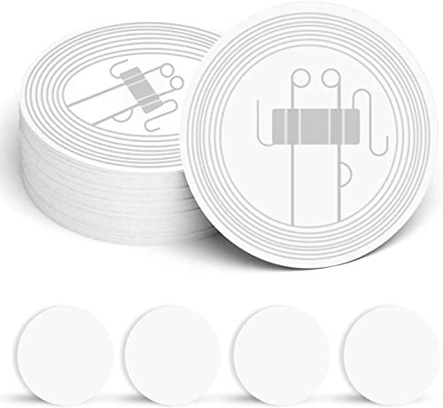 30 Stücke NFC Tag NTAG215 NFC karten Runde 25 mm NFC 215 karten,540 Byte NFC Chip Wiederbeschreibbar Leeres Weiß NFC 215 Karten,NFC Tag ios kompatibel mit NFC Enabled Phones and Devices