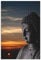ARTland Wanddeko Wandbild Alu Verbundplatte für Innen & Outdoor Bild 80x120 cm Religiöse Bilder Buddhismus Buddha Sonnenuntergang U2CT