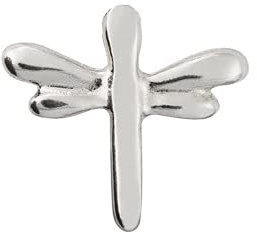 Uno de 50 Piercing-Ohrring in Libellenform aus Sterlingsilber mit Metalllegierung