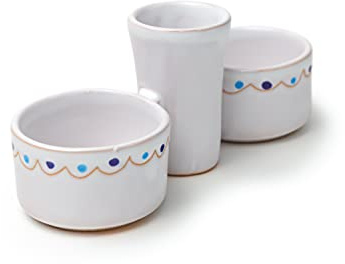 Saliera in ceramica - Linea Pavoncella Classica