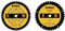 DEWALT Miter Saw Blade Combo Pack, 12” Blades, 40 Tooth & 60 Tooth, Fine Finish, Ultra Sharp Carbide (DWA112CMB)