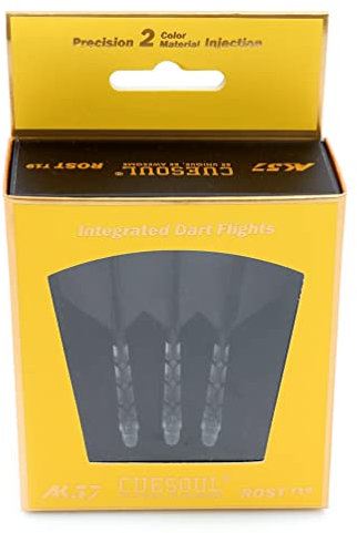 CUESOUL ROST T19 Integrierter Dartschaft und Flights Big Wing Shape, 3er-Set