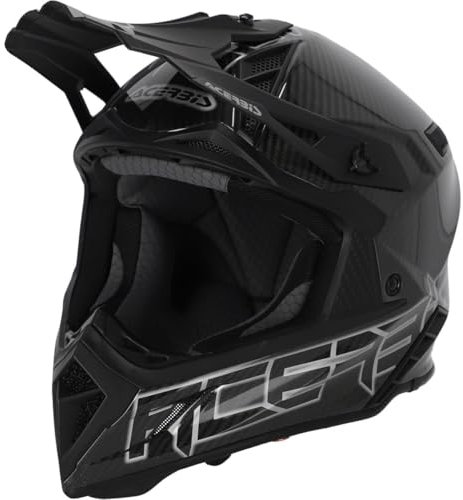Acerbis Motocross-Helm Steel Carbon 22-06 Schwarz Gr. L