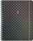 BRUNNEN Schülerkalender „Disco“ 2023/2024 2 Seiten = 1 Woche A6 schwarz/pink