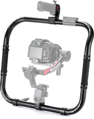 Tilta RS4 RS4 Pro Basic Ring Grip Plus Compatible con dji RS4/RS4 Pro/RS3/RS3 Pro/RS2 Gimbal, Handheld Ring Grip Dual Handlebar Ring TGA-PRG
