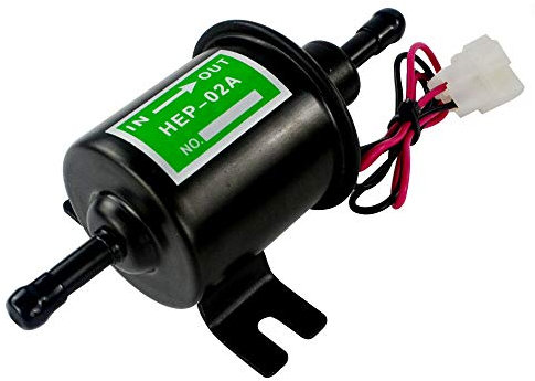 Graootoly Universal 12V Duty Elektrische Pumpe Metall Solide Benzin Inline Pumpe Benzin Transfer Pumpe 12 Volt HEP-02A