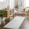Livabliss Nice Wohnzimmer Boho, großer Schlafzimmer 80x150 cm - für Esszimmer mit geometrischem Muster, Skandinavischer Wohnzimmer modern in Hellgrau