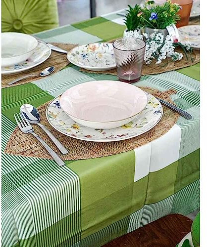Home Arredo Casa Tovaglietta Sottopiatto Foglia Set 2 Pezzi in Rattan