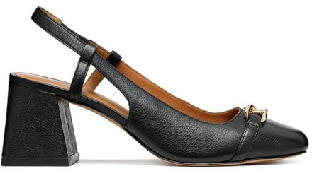 Geox D Coronilla, Pompa Donna, Nero, 38 EU