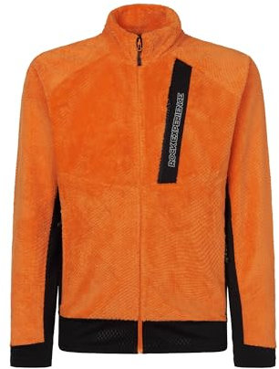 Rock Experience REMC02891-C950 Blizzard TECH Mock Neck Man Fleece Sweatshirt Herren 0615 Persimmon ORANGE+0208 Caviar M
