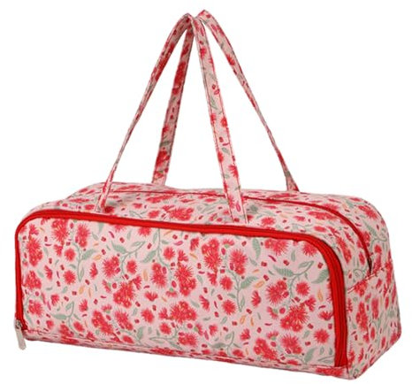 Coopay Knitting Bags for Wool and Needles Storage, Knitting Bag with Pin Case, Zipper Compartment for Up to 40cm Knitting Needles, Knitting Project Storage Travel Bag, Large Yarn Holder, Dandelion