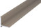(13,79EUR/m) NALine Abschlussprofil | 15 x 13 x 1500 mm | Edelstahl-Look eloxiert | Innenwinkel Treppenbelag | Bodentiefe Fenster Balkon Abschluss | Sockelprofil | Wandabschlussleiste