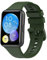 Wownadu Bracelet Compatible pour Huawei Watch Fit 2 Active/Elegant, Silicone Remplacement Band pour Femme Homme Vert Foncé (Pas de Montre)