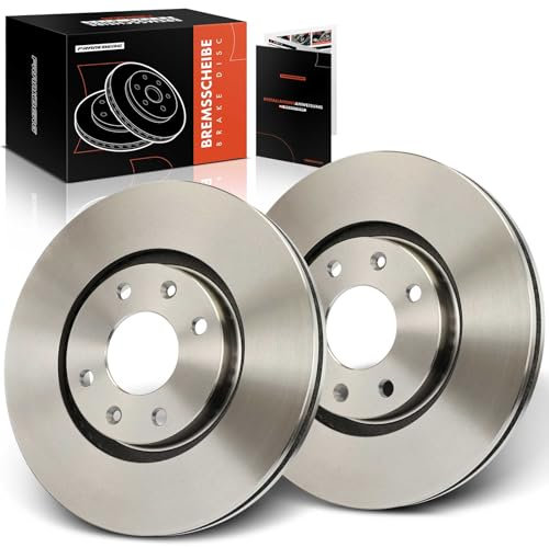 Frankberg 2x Bremsscheiben Satz Vorderachse Kompatibel mit Berlingo B9 2008-2024 C3 I FC FN 2002-2009 DS5 KF 2015-2018 207 WA WC 2006-2012 308 CC 4B 2009-2014 Replace# 1606401480