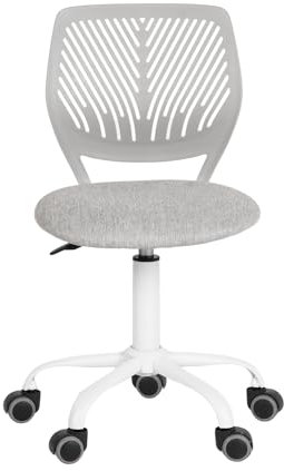 FurnitureR Home Office Stuhl Ergonomischer justierbarer Höhendreher Rolling Computer Executive Stuhl für Home Office Arbeitszimmer, Morandi Grau