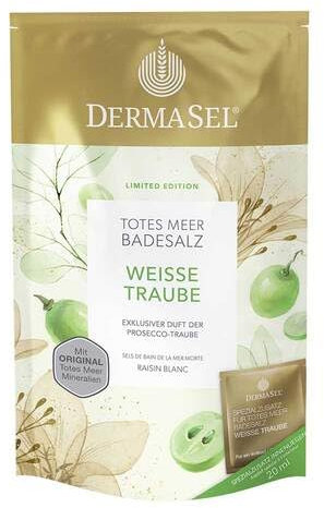 DERMASEL TM Badesalz weiße Traube 400g+20ml 1 P