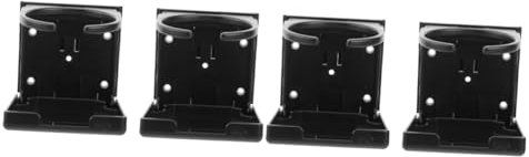 BUGUUYO 4 Stück Becherhalter für Kickertisch Flaschenregal Flaschenständer Auto wohnwagenzubehör trinkflaschenhalter Getränkehalter Flaschenhalter ABS-Kunststoff Black