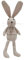 skyrabbiter Niedliche Leinenhase mit hängenden Beinen, 32cm Plüschtier Osterhase, Plüschhase Stofftier Weich Kaninchen Spielzeug, Ostern Geburtstag Geschenk für Kinder Jungen Mädchen (A)