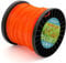 Zeqeey Fil de Coupe de Remplacement Universel Ronde Fil de Débroussailleuse en Nylon, 2,0 mm x 150 m (0,08 Pouces / 492 Pieds) Fil pour Coupe-Bordures