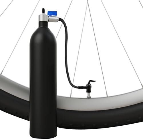 Pompe à Air pour Vélos | Bouteille de Gonflage Haute Pression | Pompe À Air 14 Bar pour Vélos Hommes Femmes Adultes
