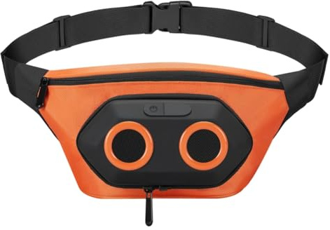 Fangxuee Portable Bicycle Speaker Fanny Pack Bluetooth Sound Audio Sports Waterproof Outdoor Running Climbing Sports Speaker,B