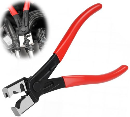 Drado Heavy Duty Hose Clamp Pliers for Auto Repairing, cv Boot clamp Pliers, Clic & Clic-R Type, Swivel Drive Shaft Angle, Automotive Maintenance Tools for Most Cars