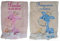Babydecke beige Giraffe mit Namen bestickt Taufe Baby Geburt (rosa)