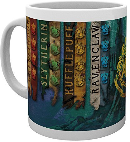 GB eye Ltd Harry Potter Tasse en céramique Motif drapeau de la maison 15 x 10 x 9 cm
