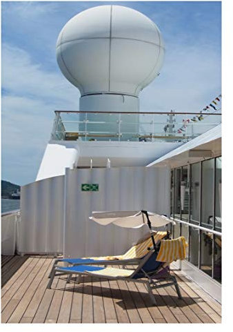 holly NEU - Sonnenschirm - SCHIFFS - Reise - Urlaub - FÄCHER - Schirm Traveller - Made IN Baden WÜRTTEMBERG - KOFFERGRÖSSE TELESKOPIERBAR - HÖCHSTER UV Schutz UPF 50 + - Farbe Taupe-