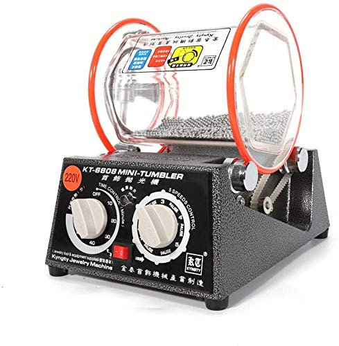 Poliermaschinen Poliertrommel Kugelmühle Rotationspolierer Poliermaschine 5 / 3KG Rotary Jewelry Polisher Finisher (3kg)