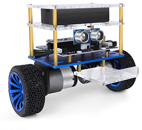 ELEGOO Tumbller Self-Balancing Robot Car Kit Compatible with Arduino IDE STEM Kits Toys for Kids Teens Adults (Blue)