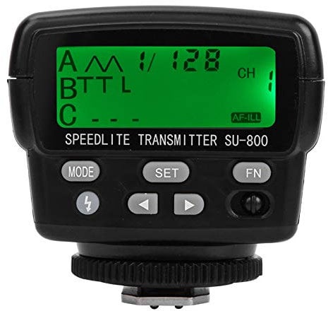 Akozon Flash Trigger Su800 Wireless Ttl Speedlight Commander Flash Light Trigger Transmitter for Nikon Sb910 Sb800