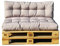 RED DECO Set mit 2 taupefarbenen Outdoor-Kissen - riouta