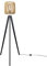 Paco Home Lampadaire Moderne Salon Chambre Aspect Rotin Boho Corbeille E27, Pied de lampe: Lampadaire Noir, Abat-jour: Beige (Ø28 cm)