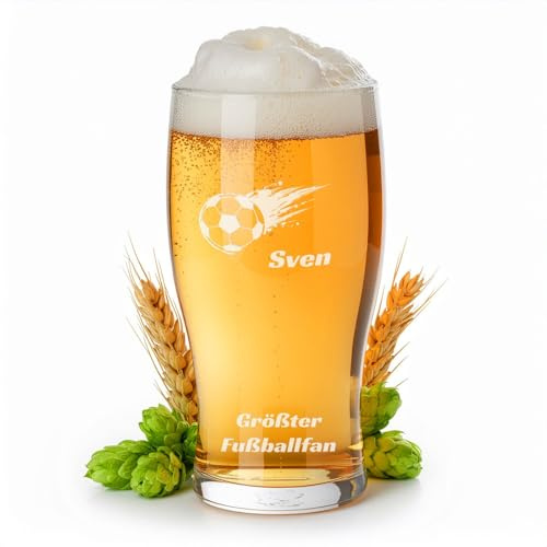 Maverton Bierglas mit Gravur, personalisierter Bierkrug 570 ml mit Henkel | Geburtstagsgeschenk für Männer, Geschenkidee für Bierfreunde, Weihnachtsgeschenke, personalisierte Geschenke Herren