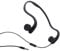 Wired Open-Ear Bone Conduction Headphones with Microphones - 3.5Mm Outdoor Sports Lightweight Stereo Noise Reduction Headsets, for Gym Running Cycling,Black