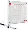 Sasco Semi Transparent Acryl Mini Whiteboard Wochenplaner Wandmontage, rahmenlos, trocken abwischbar, 300 x 300, inklusive Whiteboard Stift, 2410181