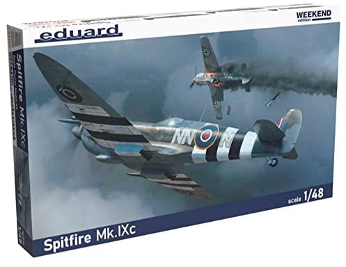 Eduard EDK84183 Wochenend-Spitfire Mk.IXc Modellbau, geformte Farbe