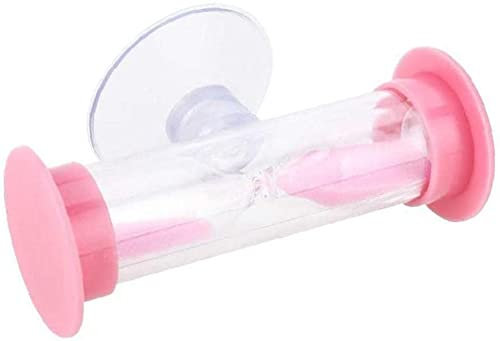 Bunte Sanduhr mit Saugnapf Home Praktischer Duschtimer Badezimmer Praktisches Zubehör (zufällige Farbe) Nettes Design