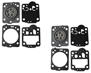 Vergaser-Dichtungs- und Membran-Set, ersetzt ZAMA GND-83 für ZAMA Vergaser C1T-EL41A C1T-W33 HUSQVARNA 236 Luftkopf-Kettensäge (2 Stück)