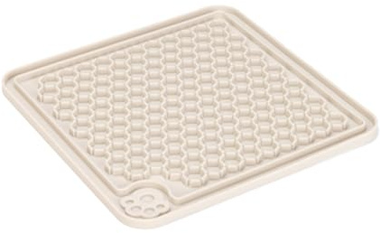 Beeztees K&BZ Puppy Gummi Lick Mat Grau Hundespielzeug Grau, 20X20CM