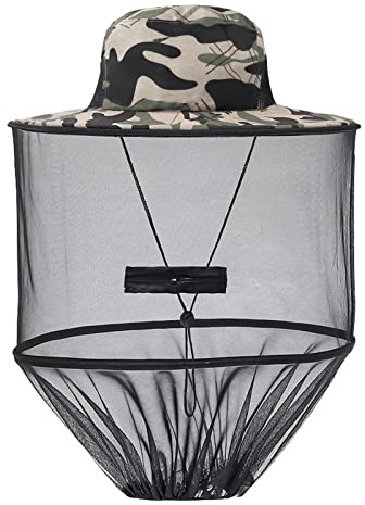 Mosquito Hat with Removable Netting,Midge Head Net Hat for Outdoor Hiking, Fishing, Camping, Climbing