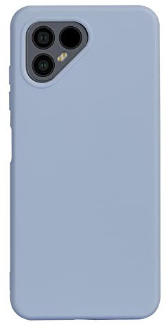 Lankashi TPU Silikon Tasche Hülle Für Fairphone 4 6.3 Inch Handy Schutz Case Cover Weiche Etui Schutzhülle Handytasche (Blau)