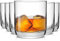 JoyJolt Faye Crystal Whiskey Gläser Lowball Gläser Set mit 6 Stück, 284 ml, kurzes Glas mit schwerem Boden. Doppeltes altmodisches Rocks-Glas für Scotch oder Bourbon, spülmaschinenfeste Glaswaren.