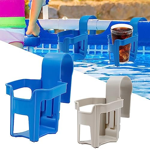 2 Pièces Porte-Gobelets Au Bord De La Piscine Gobelet Au Bord De La Piscine Porte-Gobelets pour Piscine Hors Sol pour Placer des Boissons Lunettes De Soleil
