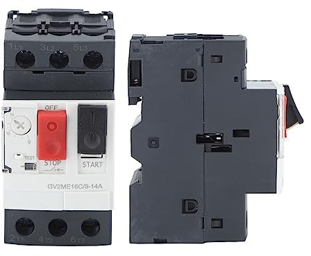 Protection de Court-circuit de Surcharge de Disjoncteur de Moteur de Bâti de Rail de Guide de 35mm pour Diverses Applications de Moteur (GV2-ME16C 9-14A)