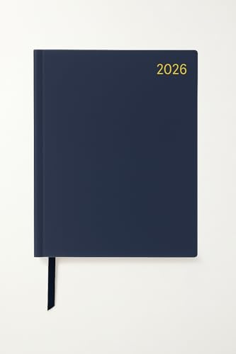 Top Sale Jahreskalender 2024 Tag pro Seite/Wochenansicht, A4/A5, mit festem Einband (Wochenansicht, blau)