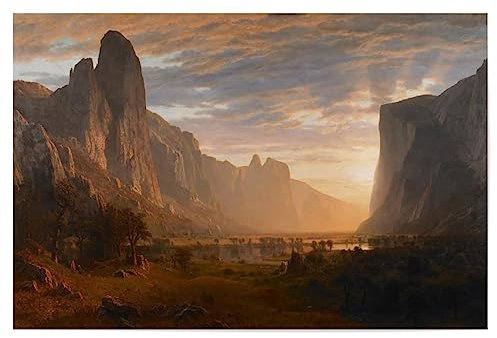 artboxONE Poster 150x100 cm Natur Blick auf das Yosemite Valley - Bild Yosemite berühmt kalifornien