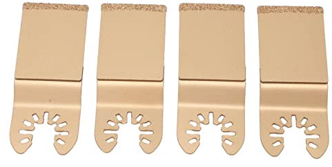 TICFOX Juego De Cuchillas Oscilantes De 4 Uds., Carburo Cementado De Diamante, Cuchilla Multiherramienta De Madera De 1,3 Pulgadas Para Carpintería
